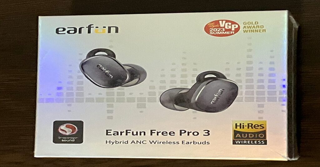 EarFun Free Pro 3の梱包製品