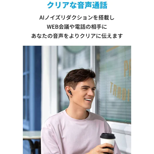 Anker Soundcore Life P20 Miniの音声通話について説明した画像